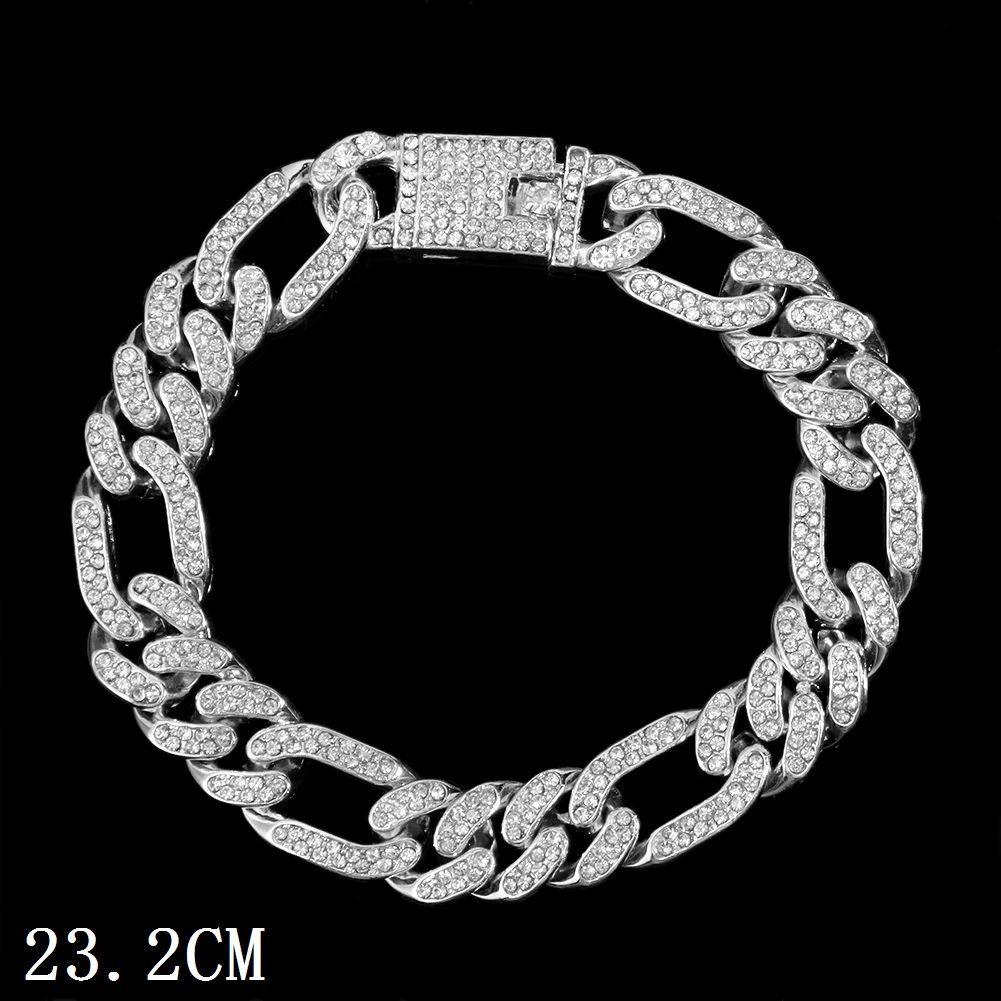 Iced Out Chunky Cuban Chain Fußkette – Bild 13