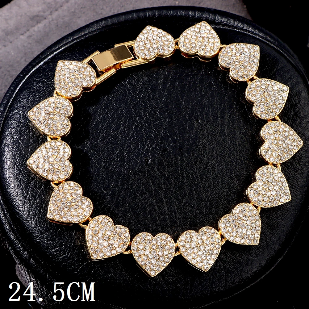 Iced Out Chunky Cuban Chain Fußkette – Bild 9