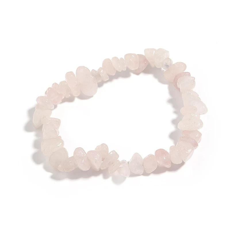 Kristall-Armband – Naturstein Splitter Armband aus Bergkristall, Quarz & Heilsteinen – Bild 18