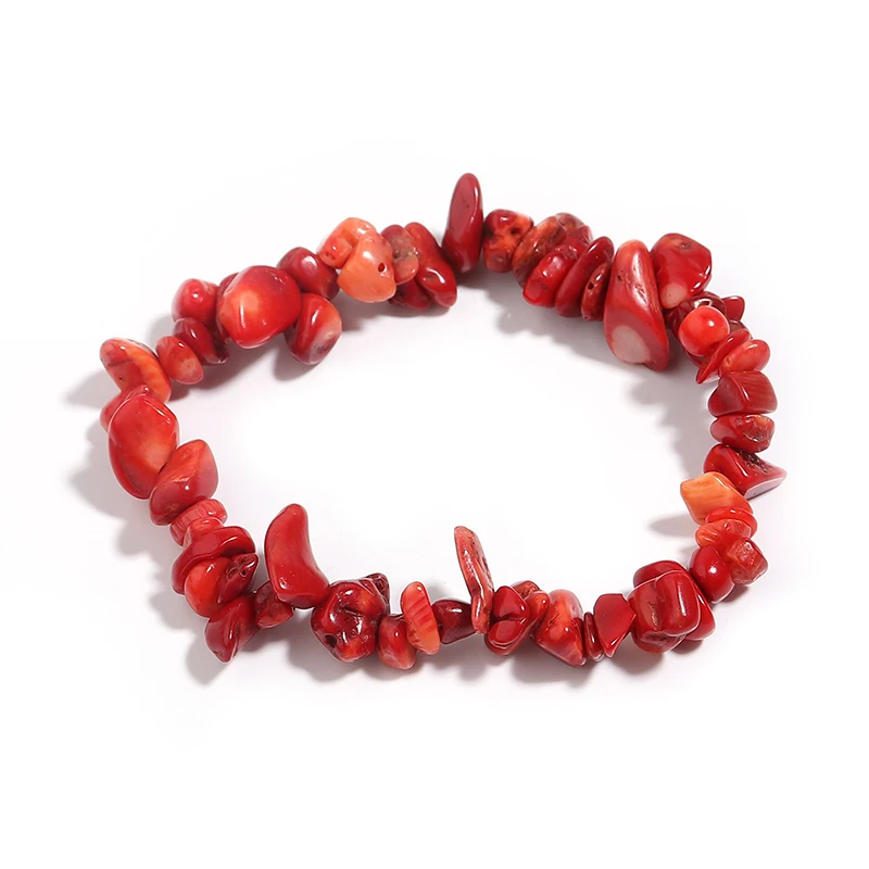 Kristall-Armband – Naturstein Splitter Armband aus Bergkristall, Quarz & Heilsteinen – Bild 23