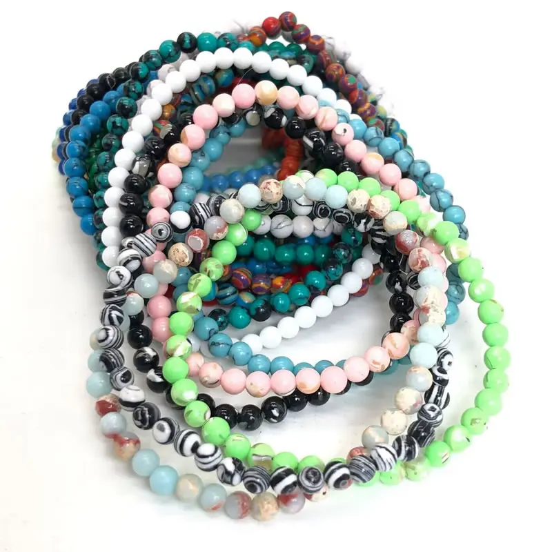 Chakra Energiearmband – Natürliche Edelsteinperlen – Bild 2