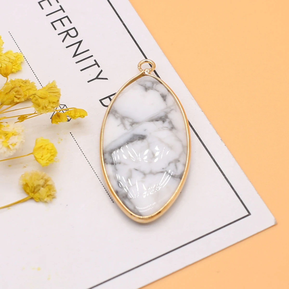 Natürlicher Kristallstein-Anhänger | Rosenquarz, Amazonit & Achat – Bild 4