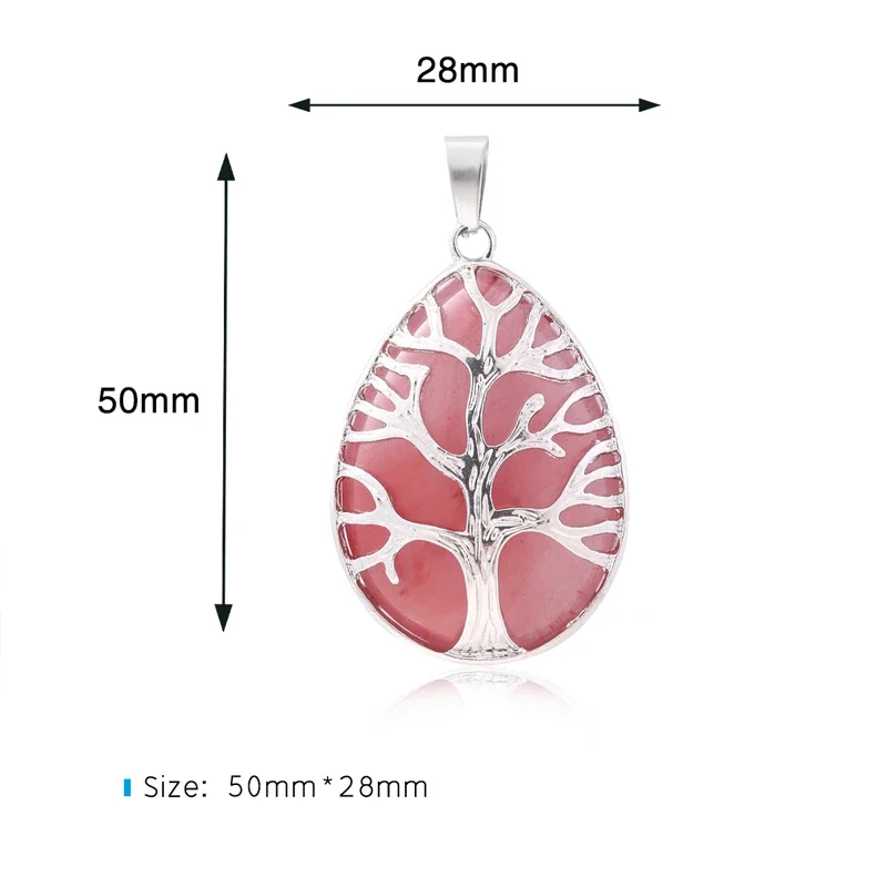 7-Chakra Lebensbaum Anhänger – Bild 2