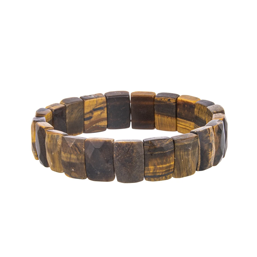 Natursteinarmband – Rechteckige Kristall- & Edelsteinperlen – Bild 11