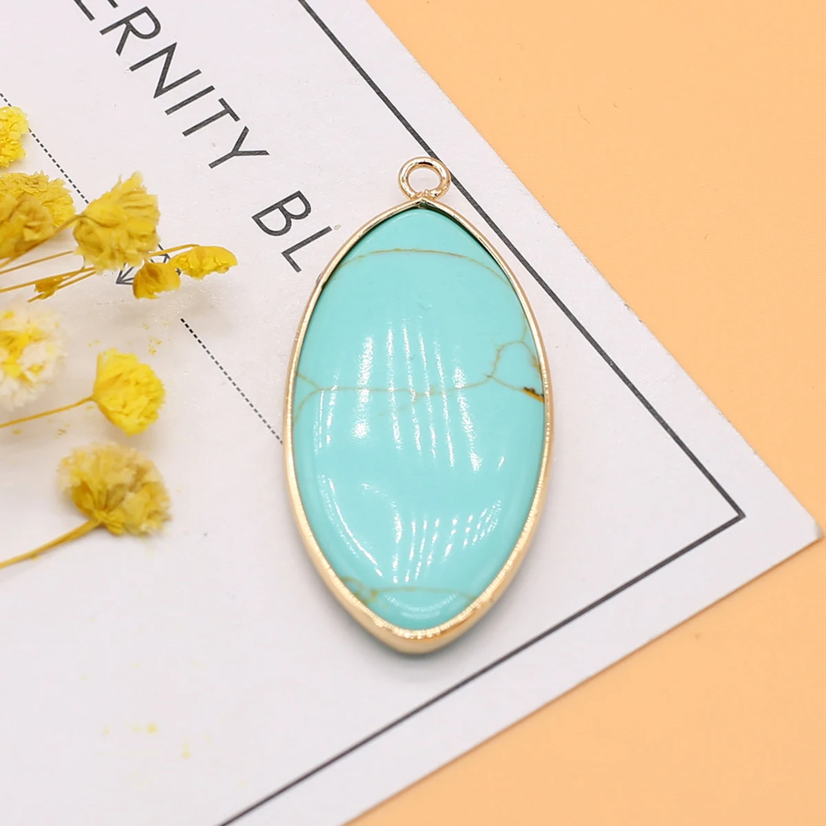 Natürlicher Kristallstein-Anhänger | Rosenquarz, Amazonit & Achat – Bild 5