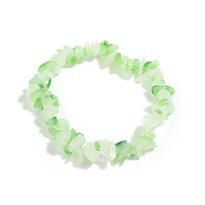 Kristall-Armband – Naturstein Splitter Armband aus Bergkristall, Quarz & Heilsteinen – Bild 14