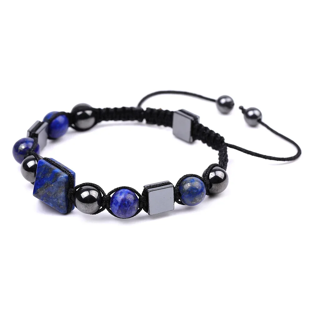 Vintage Ethno Armband – Blaues Naturstein & Lederarmband | Tibet Gypsy Style – Bild 25