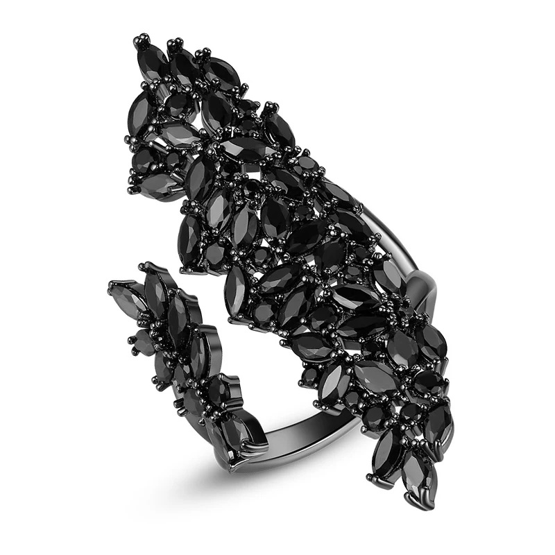 Geometrischer Vintage Cocktail Ring – Bild 5