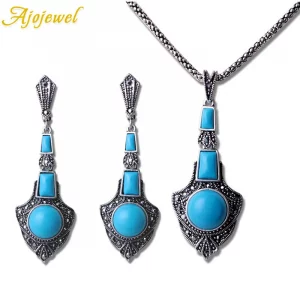 Vintage Resin Schmuckset – Water Drop Set