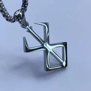 Hochwertige Edelstahlkette mit Berserker-Rune – Nordisches Amulett für Sie & Ihn