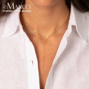 Dainty Tassel Choker – Goldplattierte Edelstahlkette