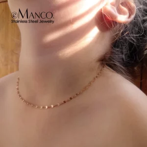 Edelstahl Layer-Kette in Gold/Silber