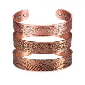 Vinterly Magnetic Copper Bracelet - Herren Armreif