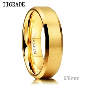 Titanium Ring – Gold Color