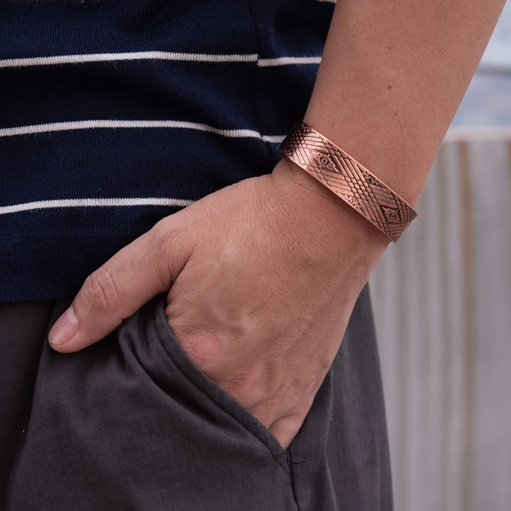 Copper Cuff Armband – Bild 3