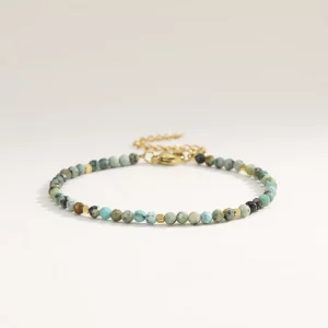 Turquoise Gold Armband