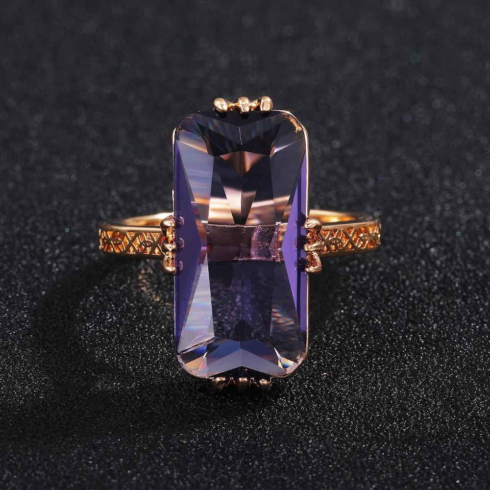 Purple Stone Ring – Bild 5