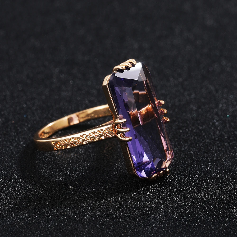 Purple Stone Ring – Bild 6