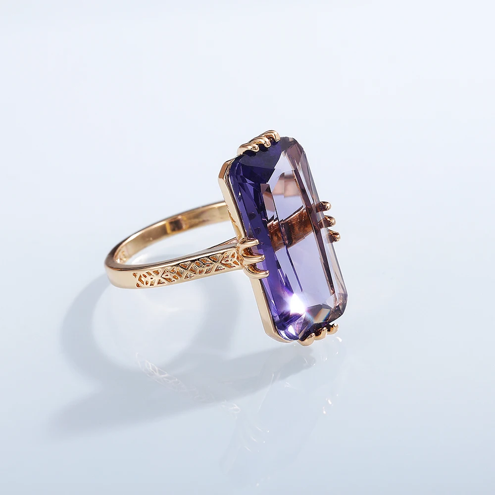 Purple Stone Ring – Bild 2