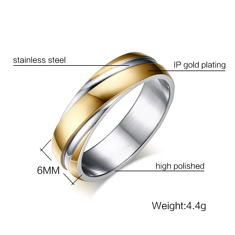Vnox Basic Ring – Bild 2