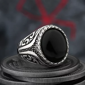 Black Stone Ring