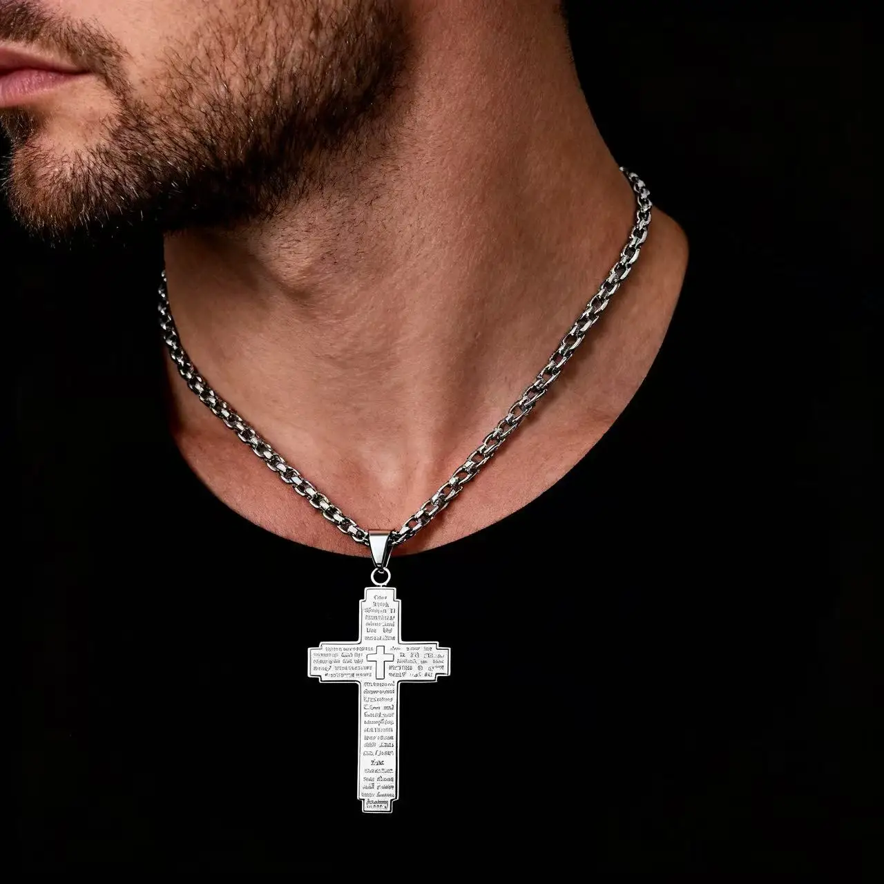 Bible Cross Kette – Bild 2
