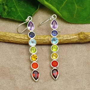 Rainbow Pendant Ohrringe