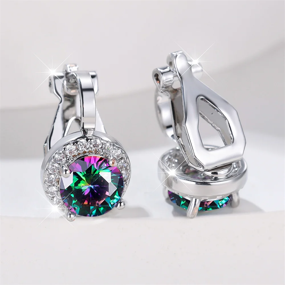 Rainbow Clip Earrings – Bild 8
