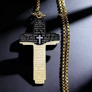 Bible Cross Kette