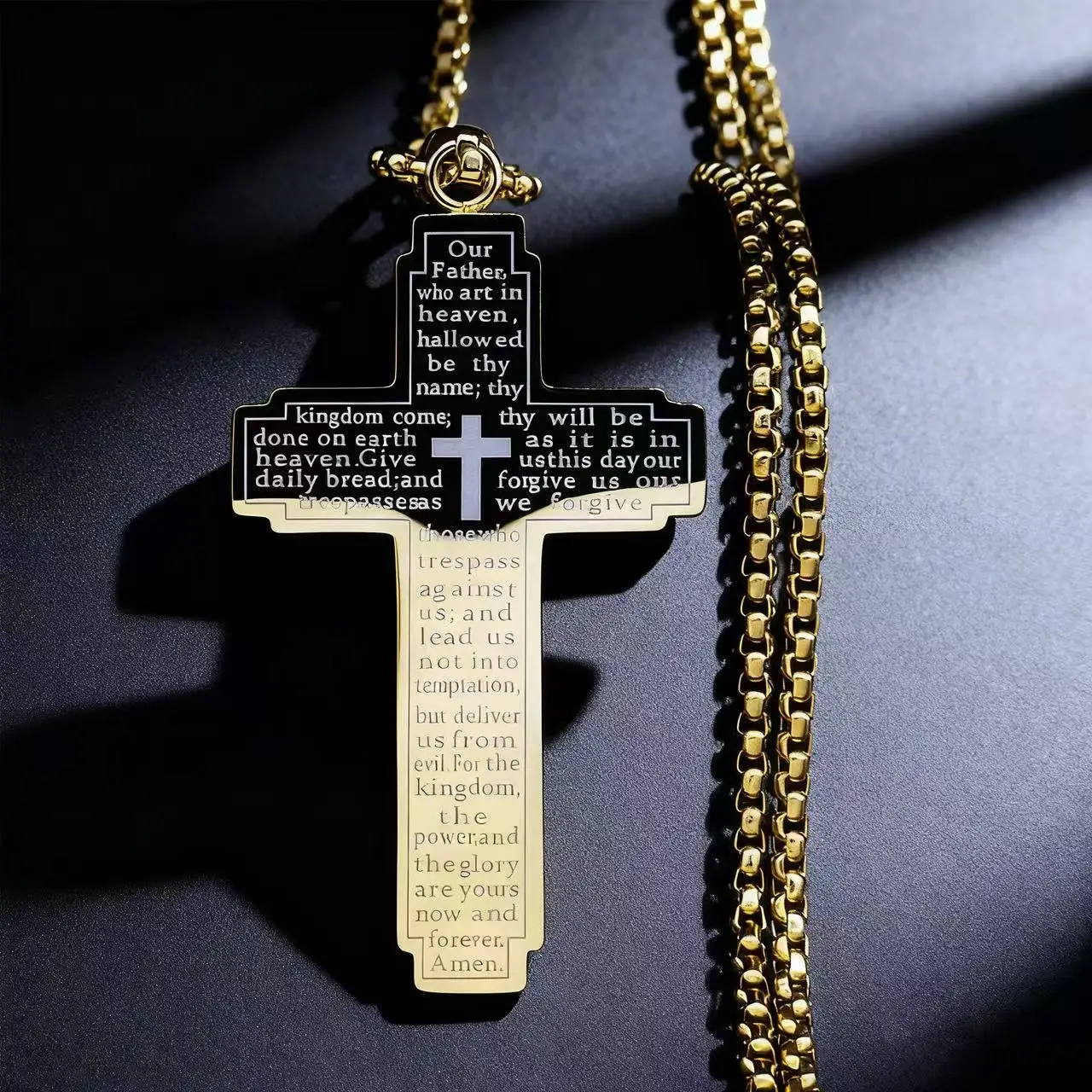 Bible Cross Kette
