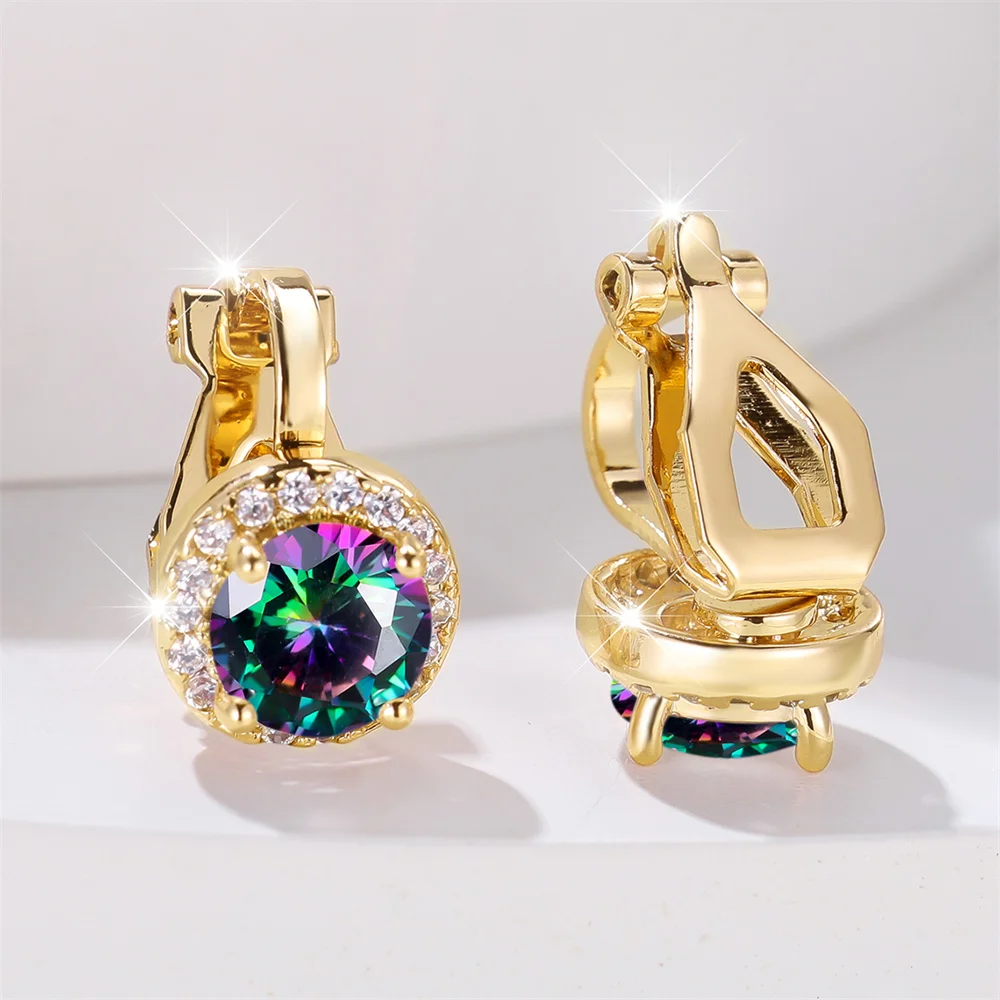 Rainbow Clip Earrings – Bild 10