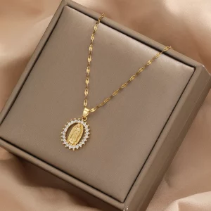 Virgin Mary Necklace