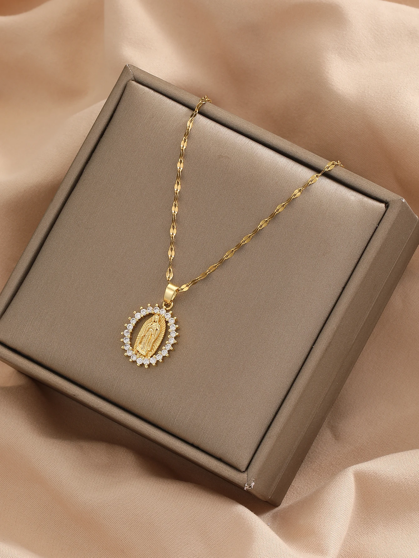 Virgin Mary Necklace
