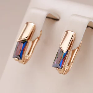 Square Zircon Earrings