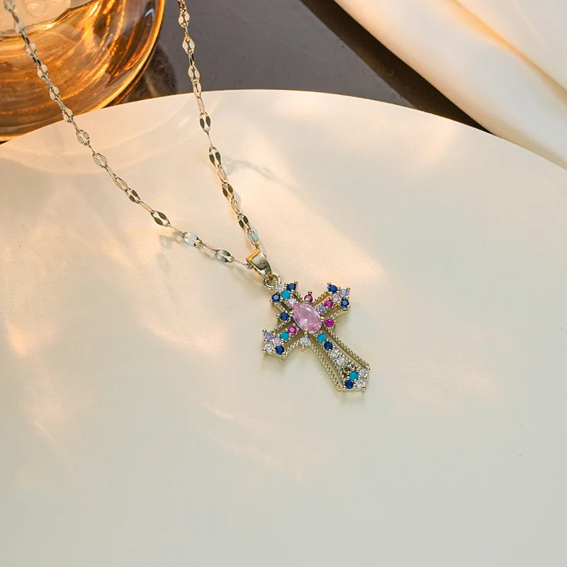 Rainbow Cross Kette – Bild 7