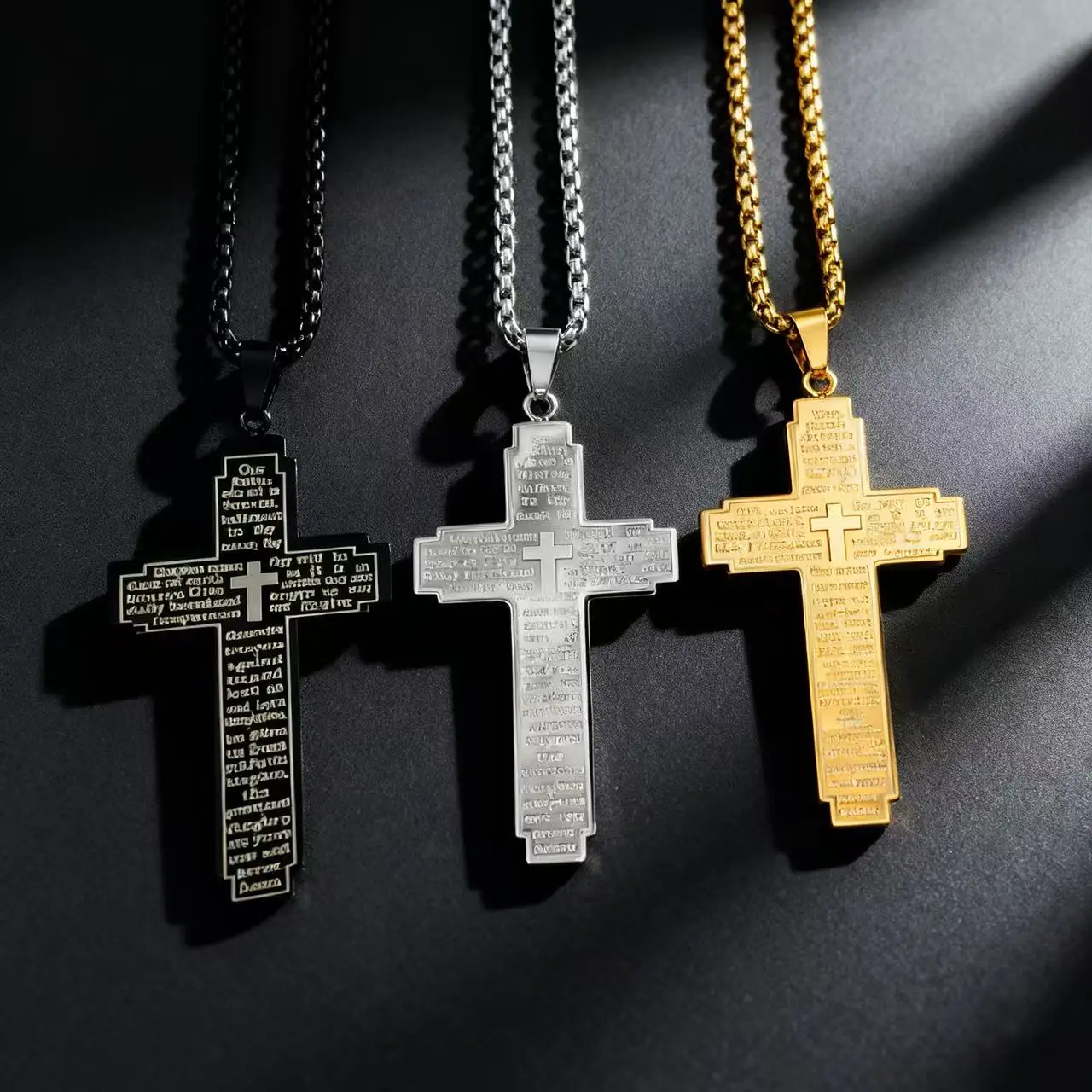 Bible Cross Kette – Bild 4