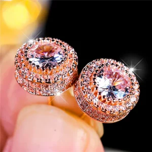 Classic Zircon Stud Earrings