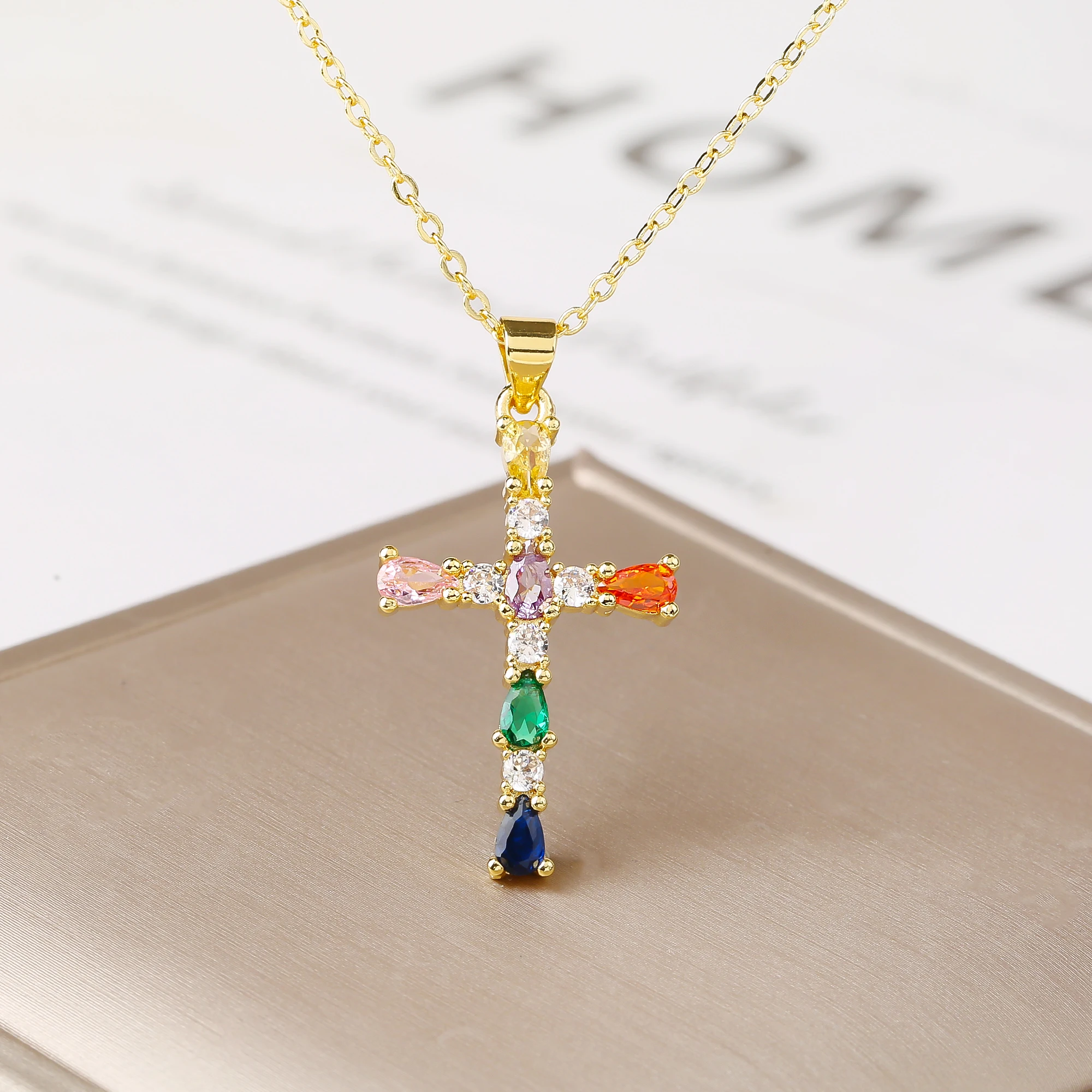 Rainbow Cross Kette – Bild 8