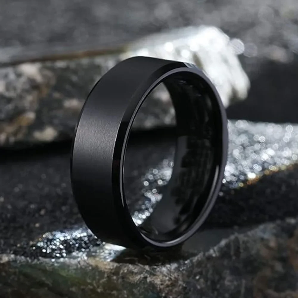 Klassische Edelstahlring