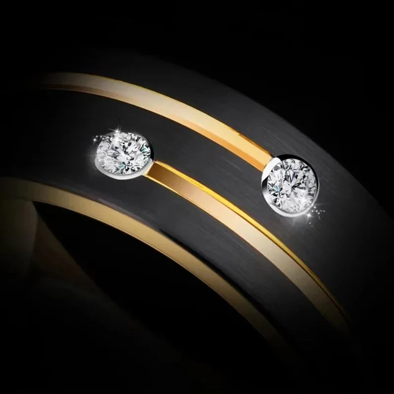 Schwarzer Zirkonring – Bild 3